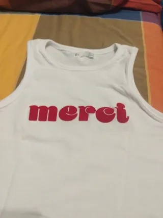 Camiseta sin mangas merci