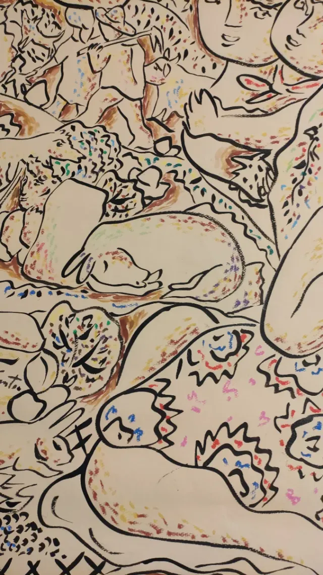 Técnica mixta Vidal Souto .75x54 cm