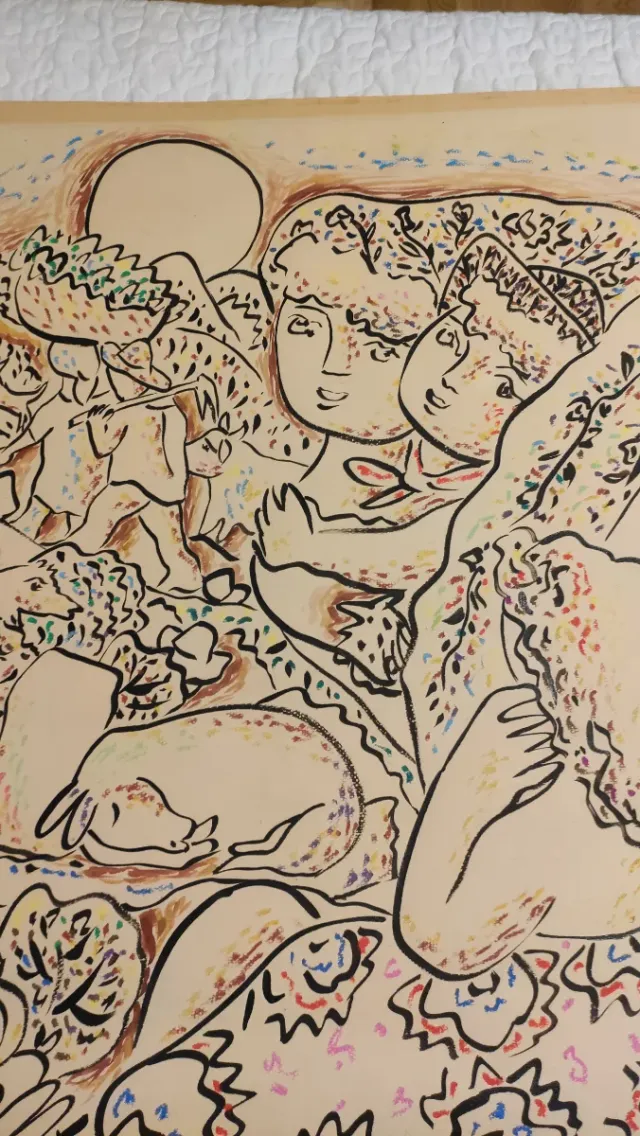 Técnica mixta Vidal Souto .75x54 cm