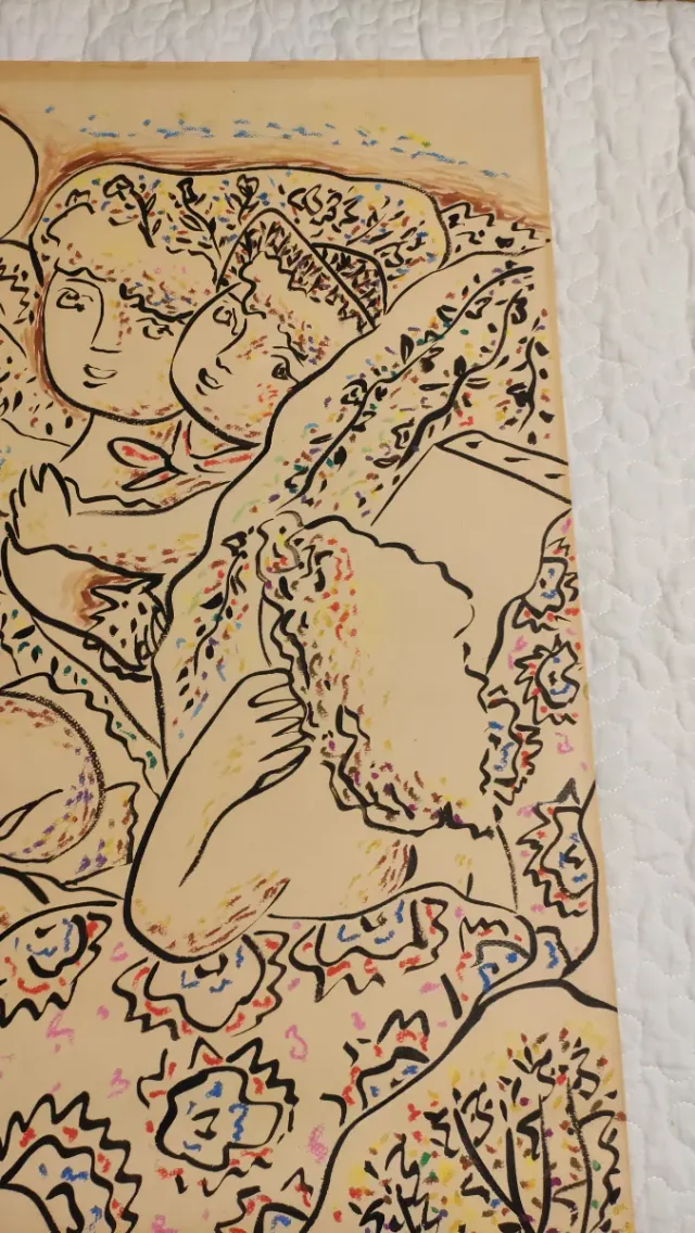 Técnica mixta Vidal Souto .75x54 cm