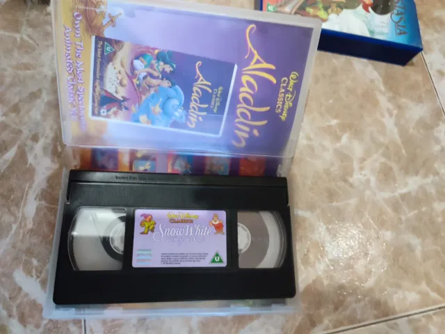 Lote 12 VHS Disney Clásicos (Inglés)