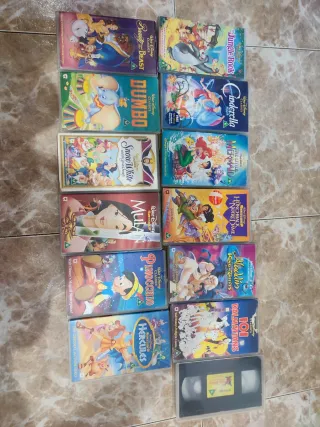 Colección 13 cintas VHS Disney Clásicos (Inglés)