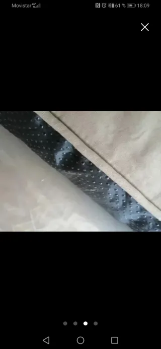 Cama para perro Bolster ortopédica