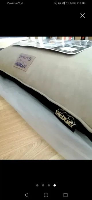 Cama para perro Bolster ortopédica
