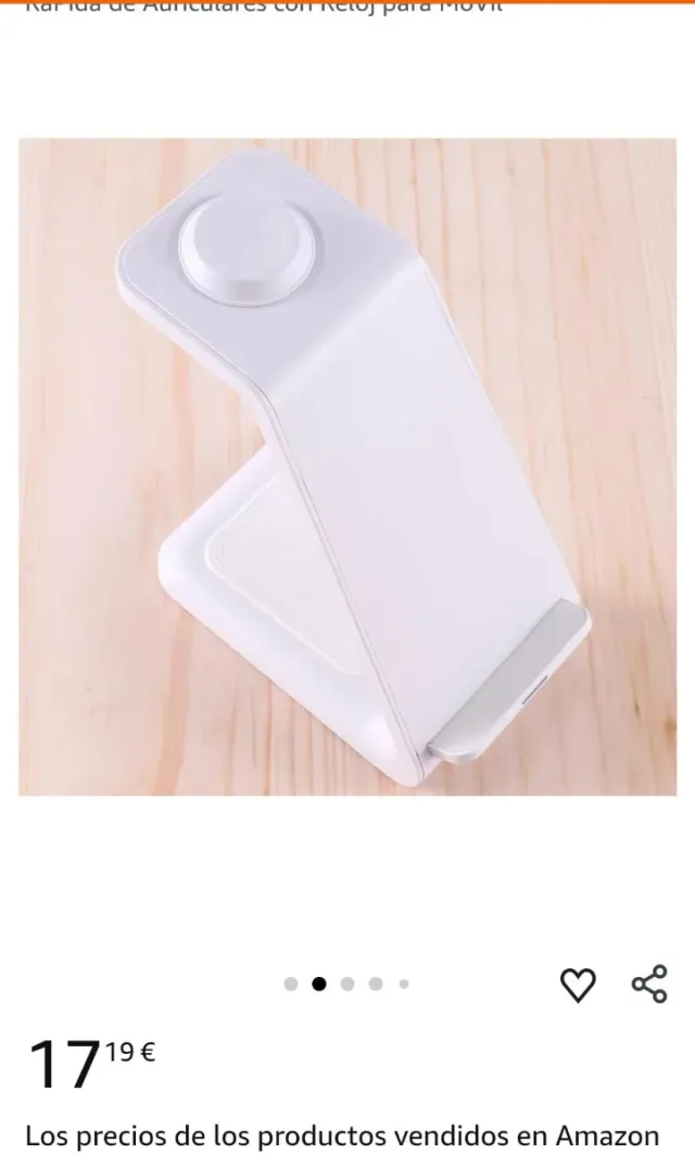 Cargador inalámbrico 3 en 1