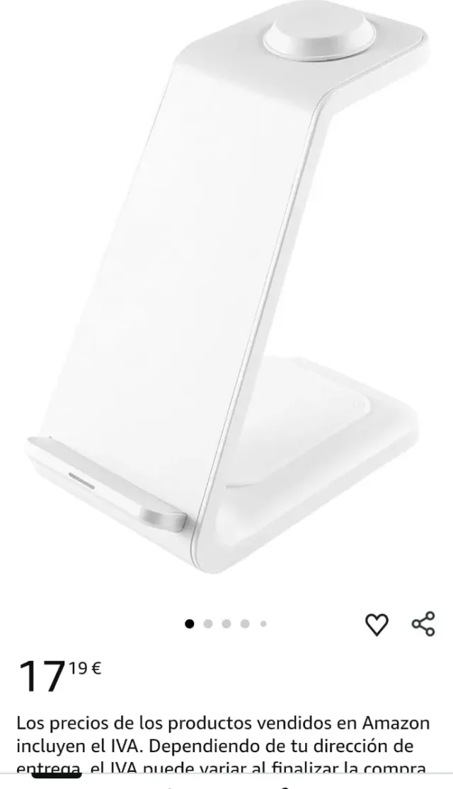 Cargador inalámbrico 3 en 1