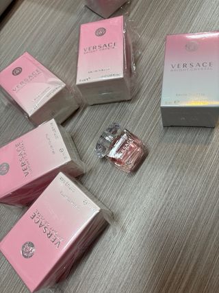Mini Perfume Versace Bright Crystal Rosa