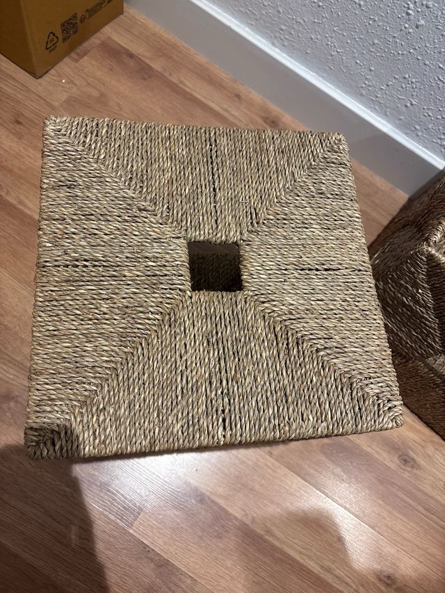 Cestos de mimbre (2 unidades)