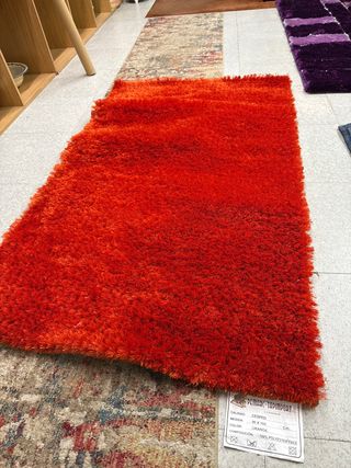 Alfombra naranja 90x160 cm