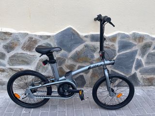 Bicicleta Plegable Gris