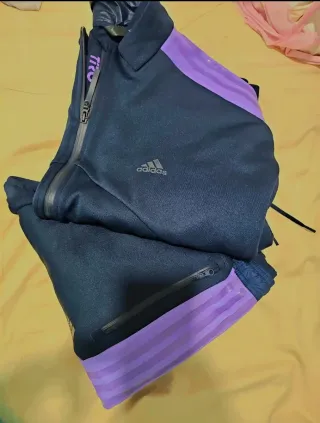 Chándal Adidas Negro y Morado