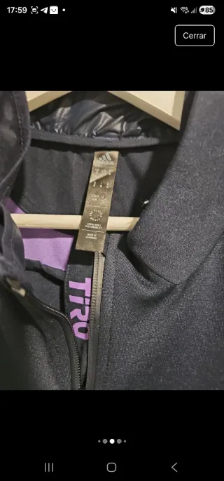 Chándal Adidas Negro y Morado