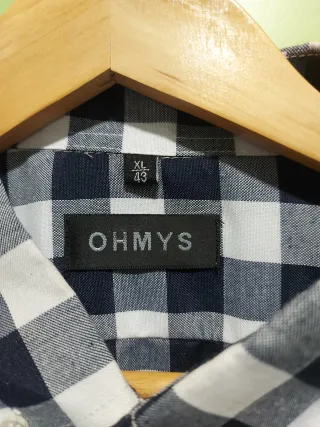 Camisa cuadros OHMYS Talla XL