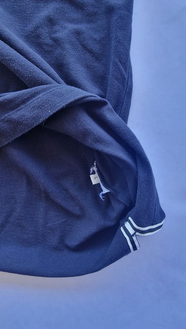 Polo Stone Island L Slim-Fit Blu