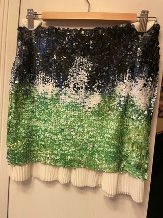 Falda Zara lentejuelas S/M mujer