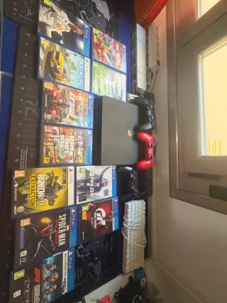 PS4 (PlayStation 4) + 9 Juegos