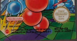 Snake Rattle 'n' Roll NES Cartuccia Gioco Nintendo