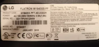 Monitor LG 19 para PC