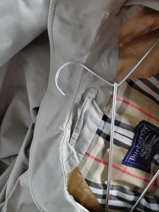 Gabardina Burberrys Vintage Beige gris Multicolor