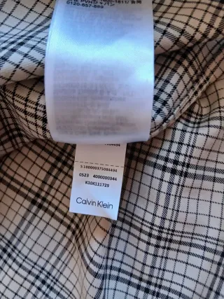 Camicia Calvin Klein a quadri taglia XL