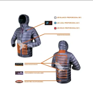 Abrigo Calefactable Hombre Joluvi 3XL Negro