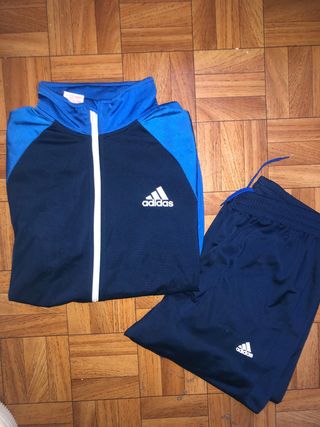 Chándal Adidas Azul y Negro
