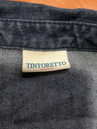 Cazadora vaquera azul con flecos