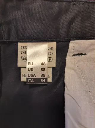 Pantaloni Uomo European Project Neri XXL / 54 IT