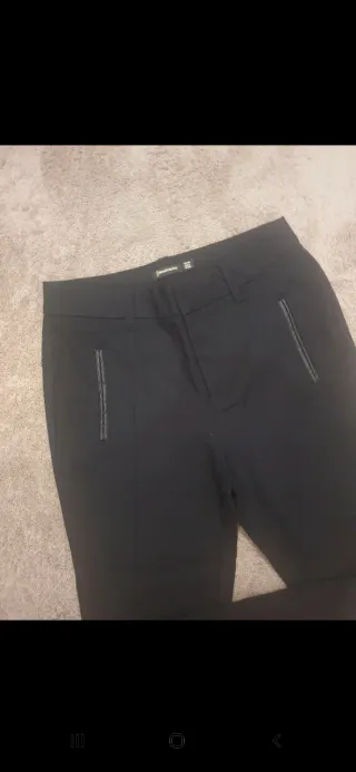 Pantalón Stradivarius negro mujer