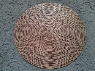 Tappetino Decorativo Rotondo Intrecciato