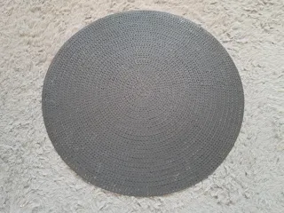 Tappetino Decorativo Rotondo Intrecciato