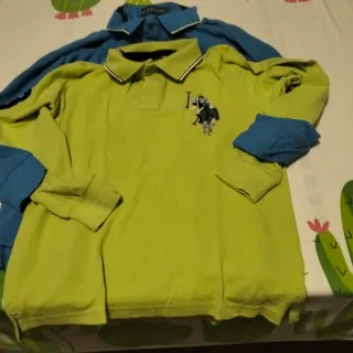 U.S. POLO ASSN. Polo M/S Blu/giallo