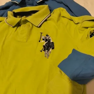 U.S. POLO ASSN. Polo M/S Blu/giallo