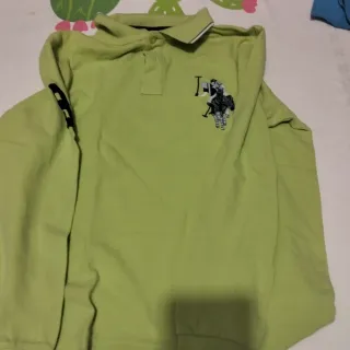 U.S. POLO ASSN. Polo M/S Blu/giallo