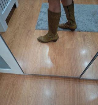 Botas Altas El Naturalista verdes T,40 de piel