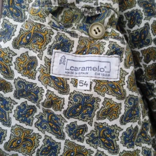 Caramelo Chaqueta Vintage Talla 3XL