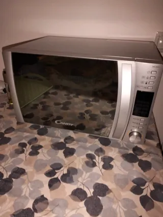 Microondas Candy plateado