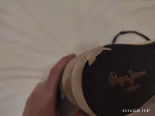 Sneakers Pepe Jeans alte beige/bianche