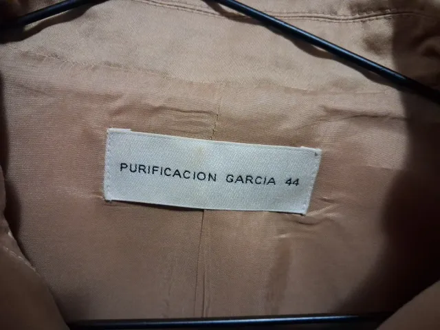 Americana beige mujer