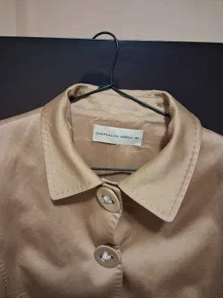 Americana beige mujer