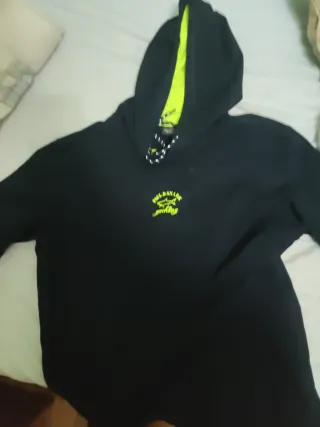 Sudadera Paul & Shark Negra con Capucha