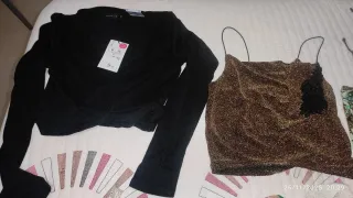 Lote 10 Tops ocasiones especiales Talla M