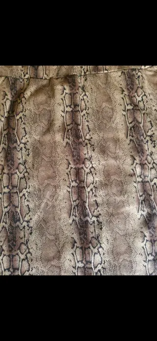 Falda mini animal print