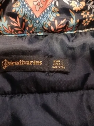 Cazadora estampada multicolor