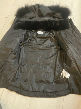 Anorak negro talla S entallado