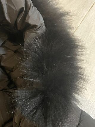 Anorak negro talla S entallado