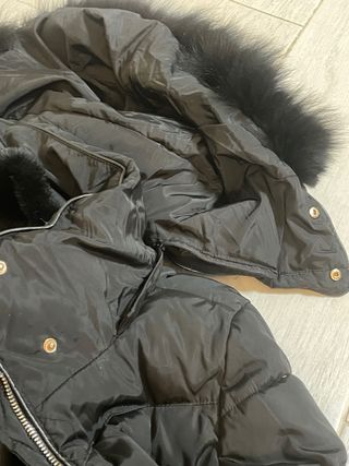 Anorak negro talla S entallado