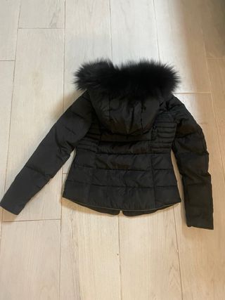 Anorak negro talla S entallado