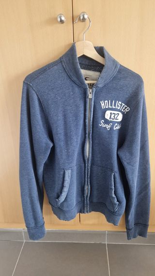 Chaqueta Hollister Azul Grisáceo