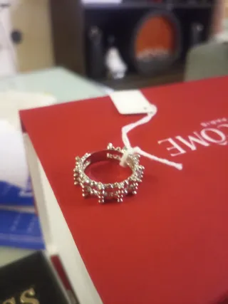 Anillo Tous Ositos 3D Doble Plata